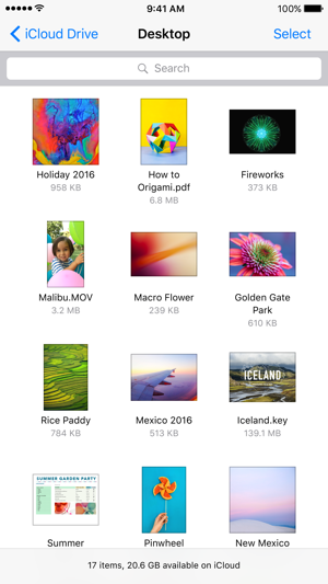‎iCloud Drive Screenshot