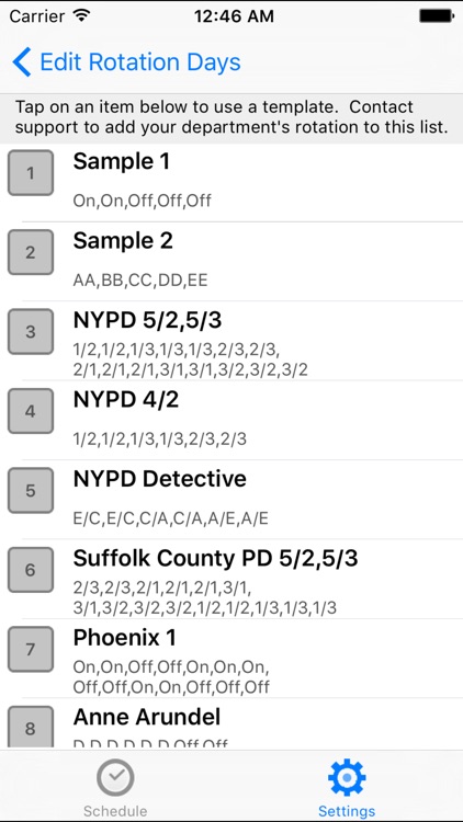 CopApp ! Calendar Schedule Repeating Shift App screenshot-4