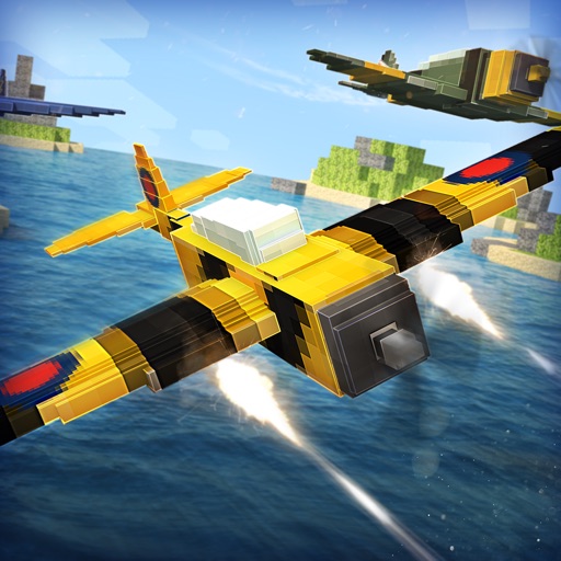MC Airplane Racing Free | Mine Mini Pocket Air Craft Survival Game icon