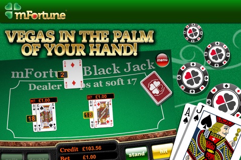 Blackjack by mFortune screenshot 2