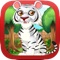 White Tiger Feeding Challenge - Wild Zoo Animal Fruit Lover