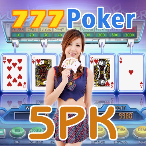 777 Poker Slot Machine 5PK