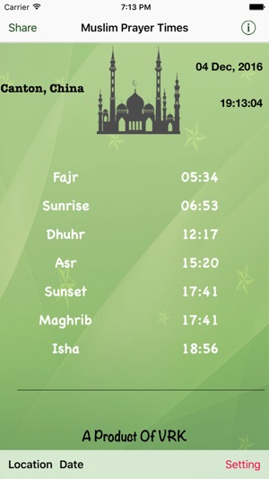 Muslim Prayer Times(圖1)-速報App