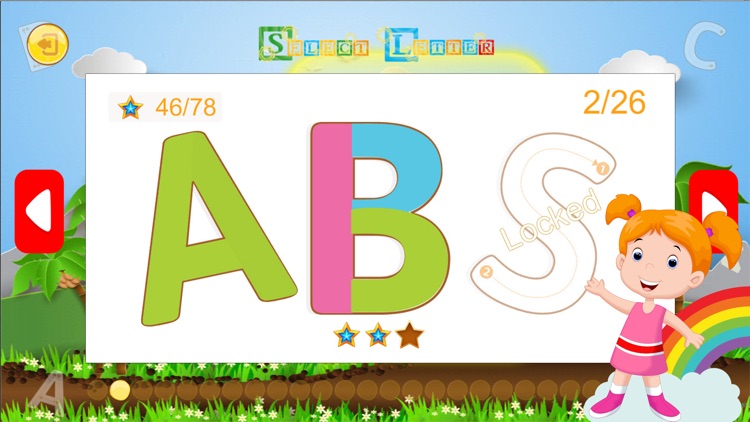 Kids Bed Room Endless Learning - Alphabet Tracing screenshot-3