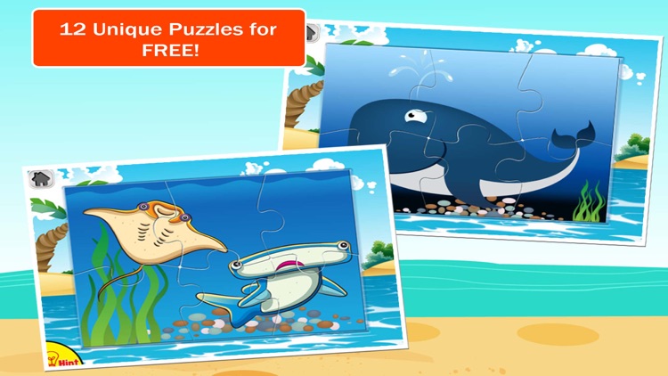 Underwater Jigsaw Puzzles - Animals Under the Sea screenshot-3