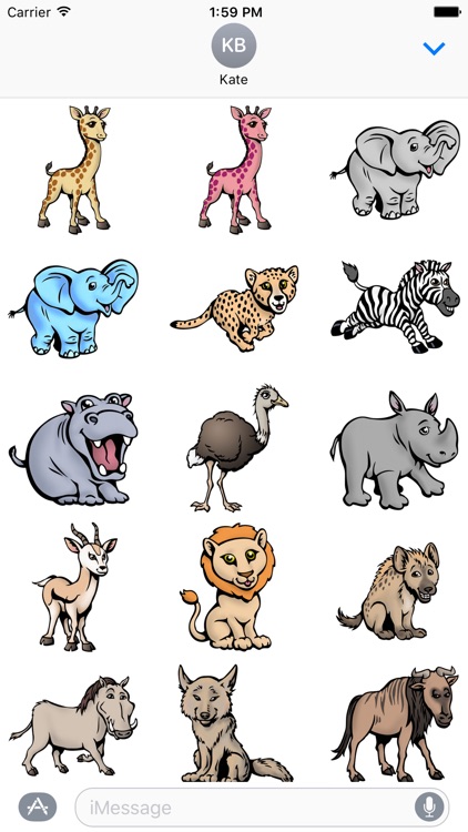 BabySafari Stickers