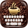 Keyboard – Coffee Color : Custom & Wallpapers Keyboard Themes in Love a Cup Cafe Break Collection