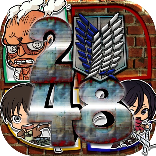 2048 + UNDO Number - "for Attack on Titan” by Pattara Thurnsiri