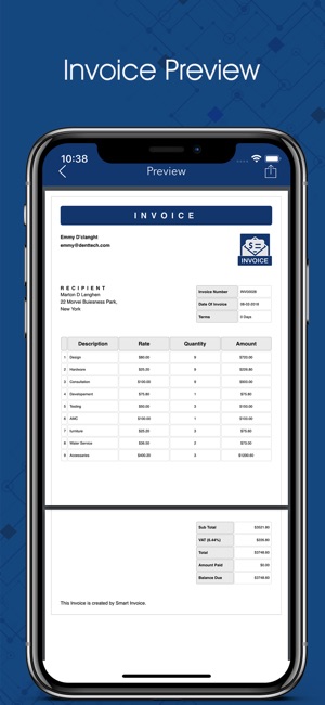 Smart Invoice : Create & Share(圖4)-速報App