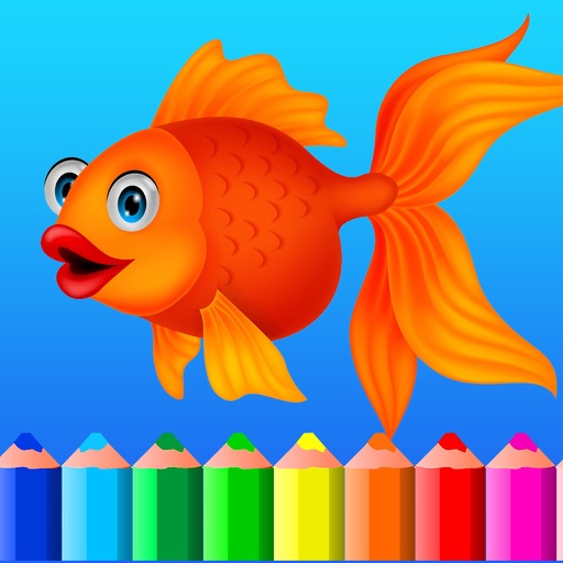 Coloring book - painting game for toddlers girls 1 Icon