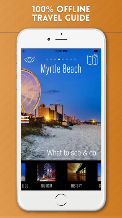 Myrtle Beach Travel Guide and Offline Street Map