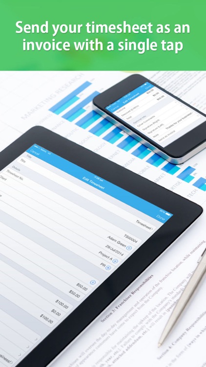 Work hours tracker - Track & send timesheet