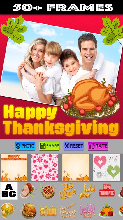 Happy Thanksgiving Picture Frames