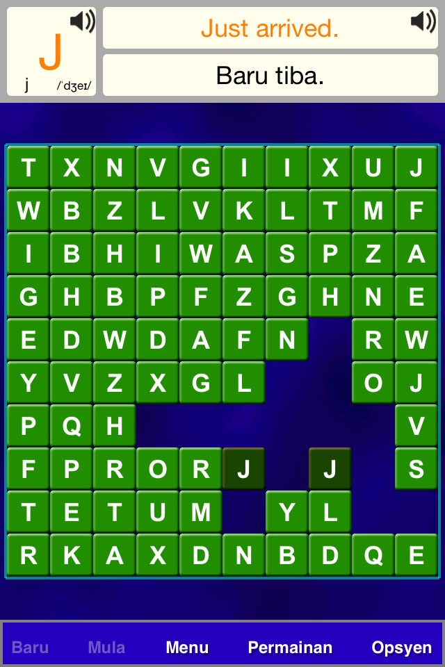 Alphabet Solitaire English screenshot 3