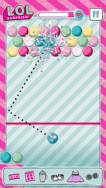 lol surprise ball pop game app