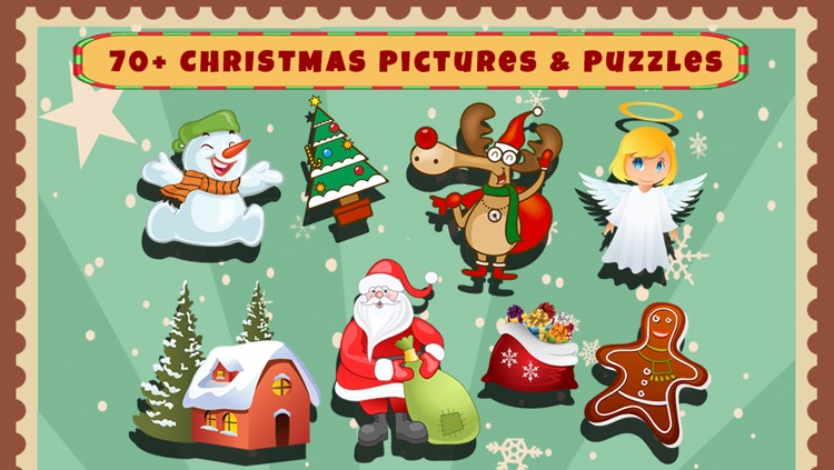 Christmas Shapes Puzzle - Educational Word Learning Game for Kids & Toddlers