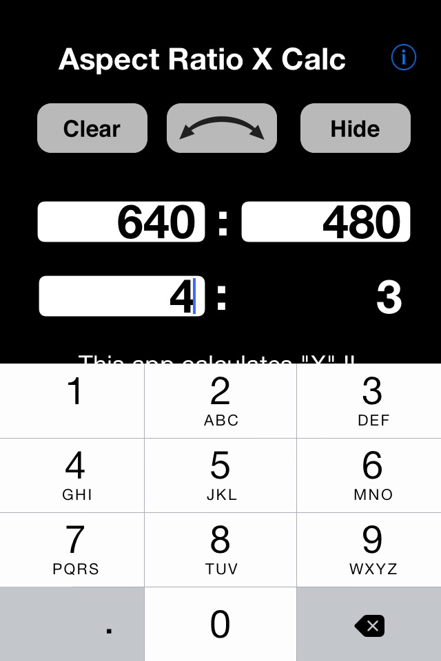 Aspect Ratio X Calc screenshot 2