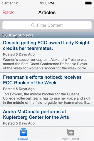 Queens College Mobile screenshot 3