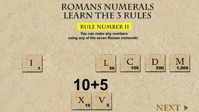 Roman numerals screenshot 3