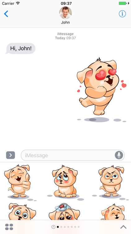 Dog - Stickers for iMessage