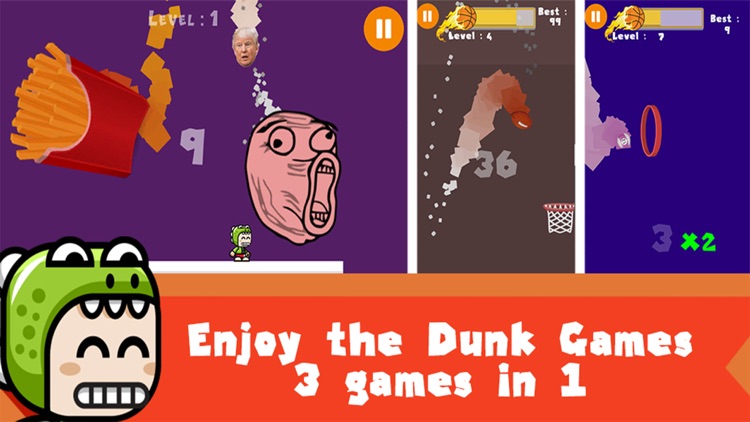 Dunk Games Fun BasketBall screenshot-4