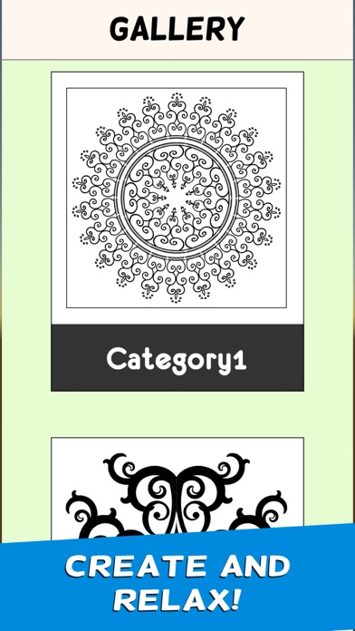 How to cancel & delete Coloring Book Mandala for Adults Relax Free from iphone & ipad 4