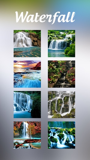 自然 瀑布 相框 照片編輯軟件 和 美麗 景觀 照片蒙太奇 對於 面對 製作 賀卡 或 牆紙 手機(圖1)-速報App
