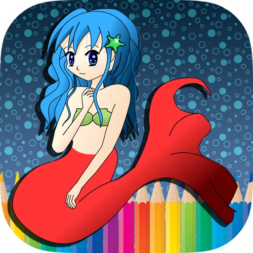 My Mermaid Coloring Book - Mermaid Game iOS App