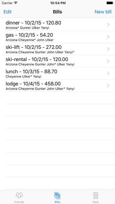 How to cancel & delete Split the Bills - Group Expense Divider from iphone & ipad 2