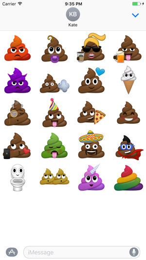 Poop's Family emojis - Fx Sticker(圖2)-速報App