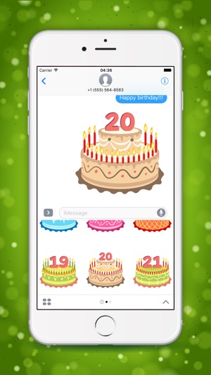 B-Day Cake Stickers(圖1)-速報App
