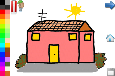 Coloring Book House and Castle screenshot 2