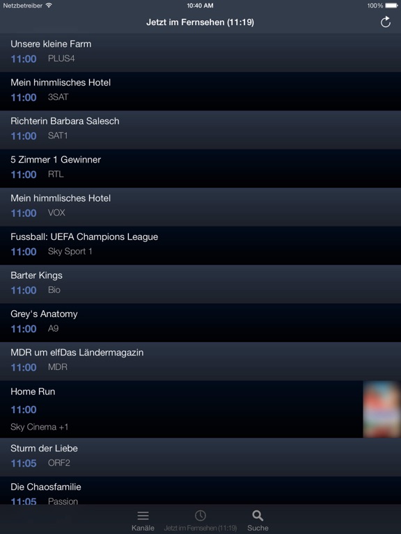 Fernsehen in Österreich für iPad screenshot 2