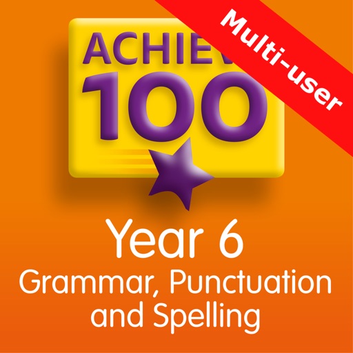 Achieve 100 – Year 6 Grammar, Punctuation and Spelling (multi-user)