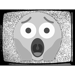Black & White Emoji TV