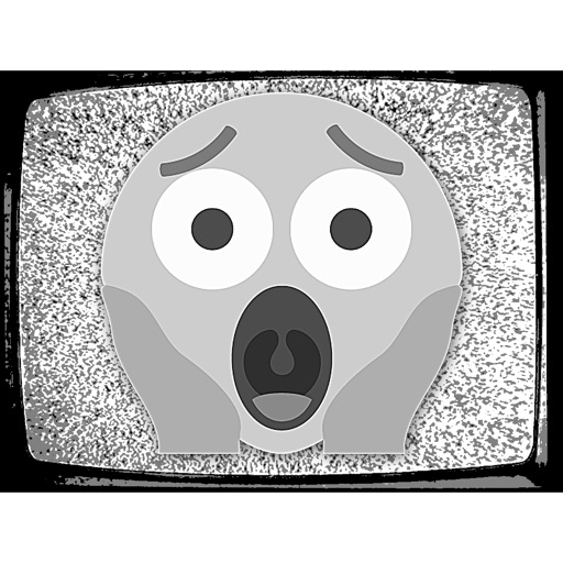 Black & White Emoji TV