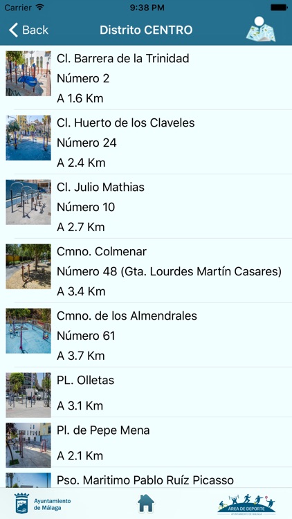 Zonas de Musculación