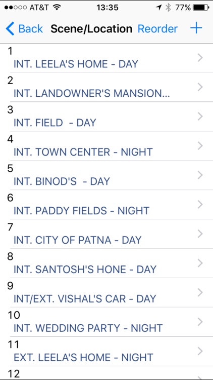 Pocket Call Sheet