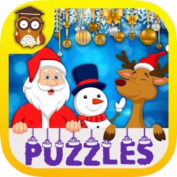 Christmas Shapes Puzzle - Educational Word Learning Game for Kids & Toddlers