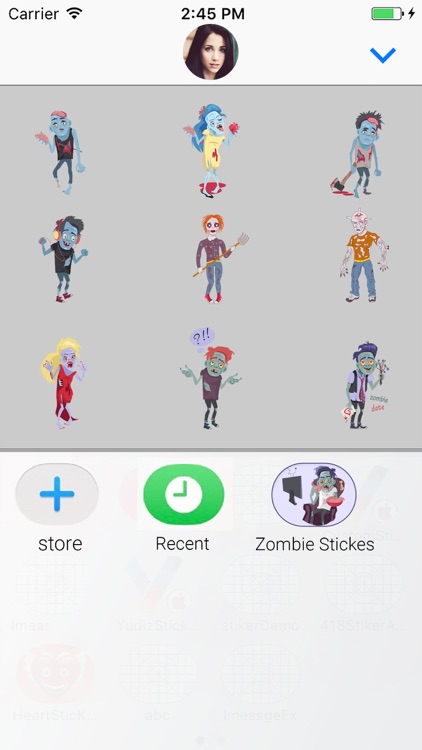 Zombie Animated Stickers screenshot-3