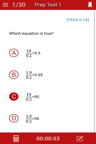 STAAR Math Grade 6 screenshot 4