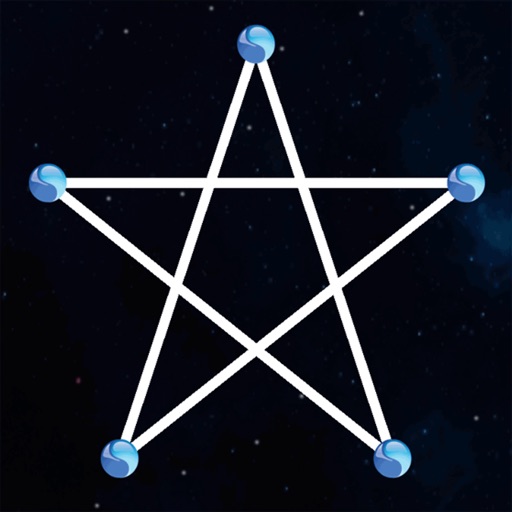 Connect dots puzzle Icon