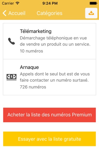 Stop Appel : défendez-vous des appels indésirables screenshot 3