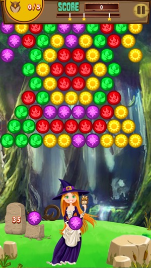 Rouge Bubble Shooter Witch Magic Society(圖4)-速報App