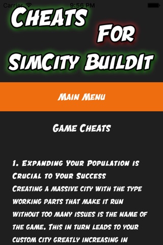 Cheats Guide For SimCity BuildIt screenshot 2