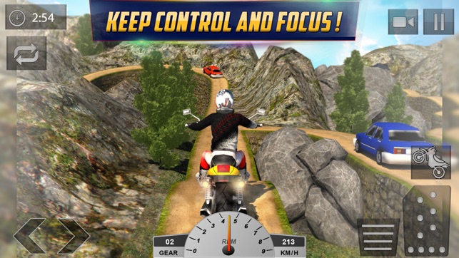 Crazy Offroad Hill Biker 3D(圖4)-速報App