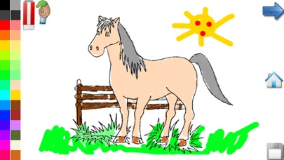 How to cancel & delete Coloring Book: Horses and Pony from iphone & ipad 1
