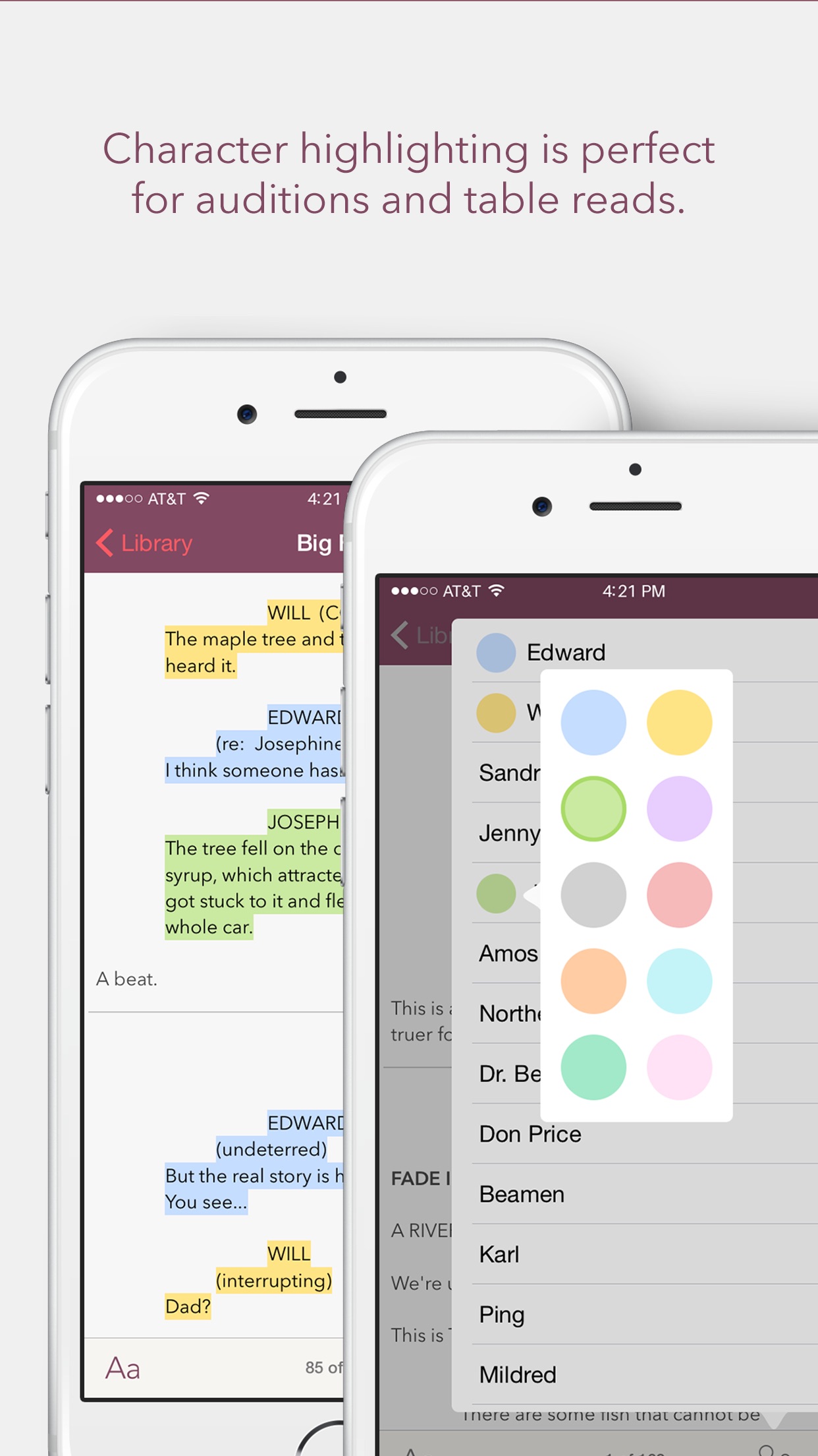 Screenshot do app Weekend Read