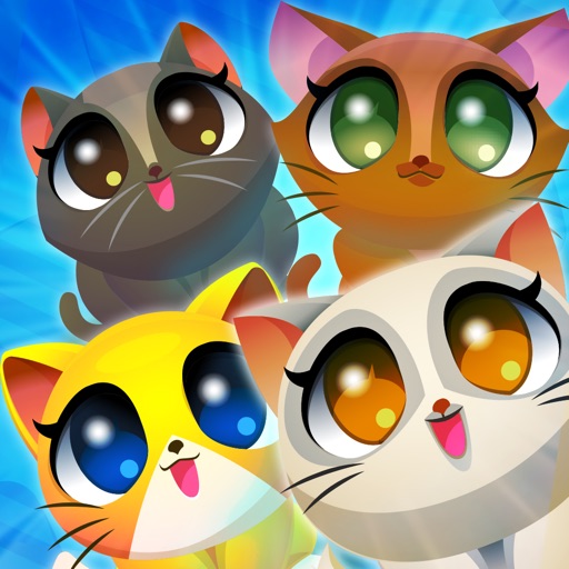 Cute Cats Match-4 Icon