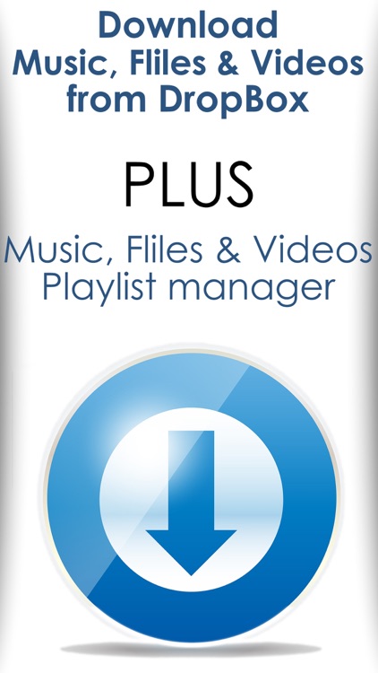 Music & Video manager plus playlist creator for Dropbox. PRO version